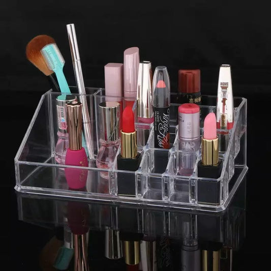 Transparent Makeup Organizer Storage Box