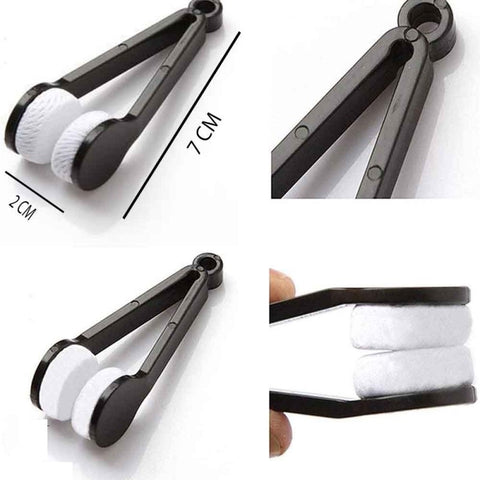 Mini Microfiber Eyewear Cleaning Brush 1Pcs