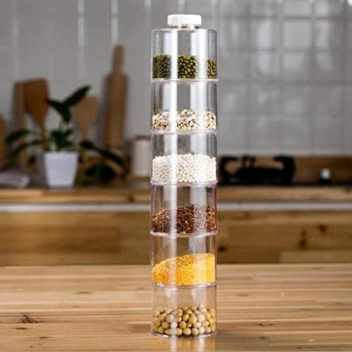 6 Bottle Stackable Spice Tower