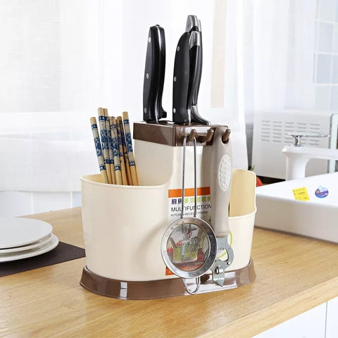 Multi Function Knife And Cutlery Holder