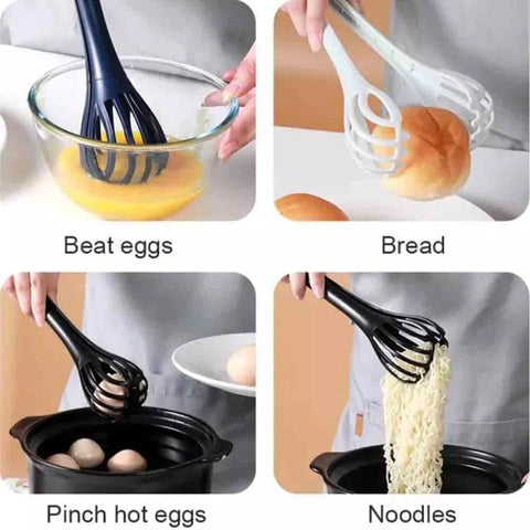 Egg Whisk & Tong Multi-Function