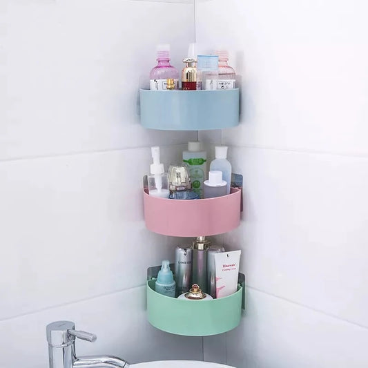 Self Adhesive Bathroom Corner Shelf Kitchen Corner Shelf Bathroom Shelves  at Rs 36/piece, Surat