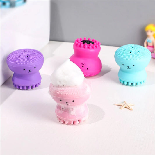 Face Cleansing Brush Silicone Mini Octopus