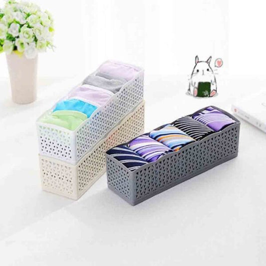 Socks Organizer 5 Grid Storage Basket