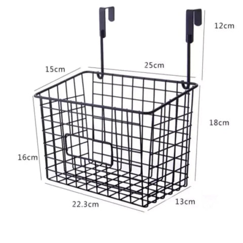 Hanging Under Shelf Iron Storage Basket