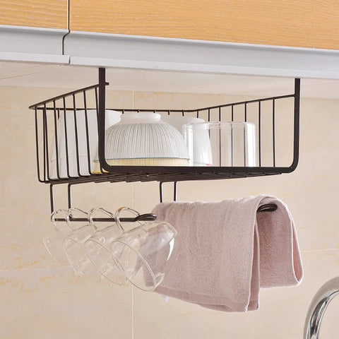 Under Shelf Storage Cabinet Basket