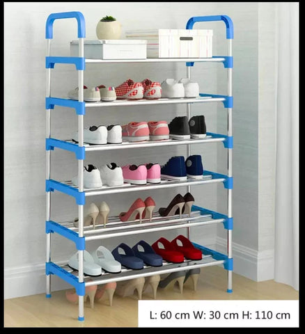 6 Layers Shoe Rack Steel - High Quality