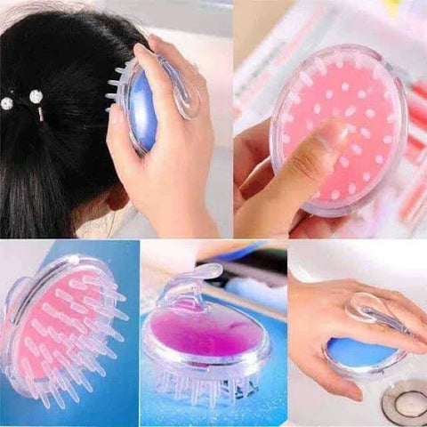 Shampoo Scalp Massage Brush Silicone