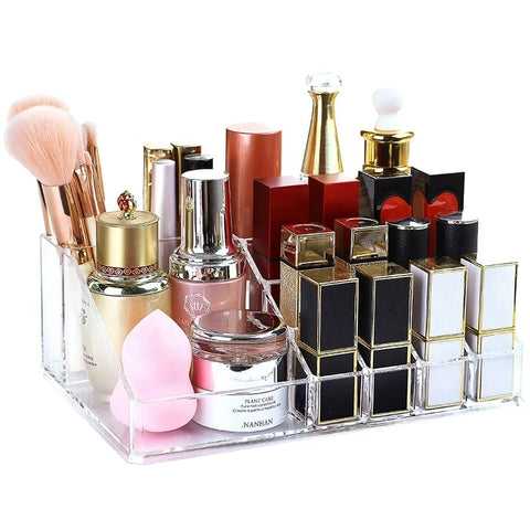 Transparent Makeup Organizer Storage Box