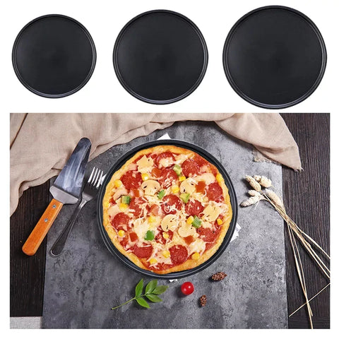 Set Of 3 Pizza Pan Non-Stick