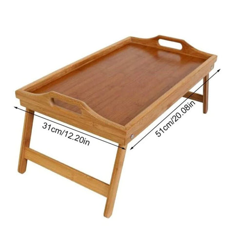 Bamboo Breakfast Bed Tray Table