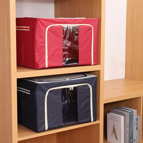 Folding Storage Box For Clothes - 55 Ltr