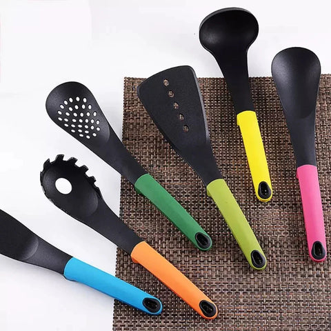 6 Pieces Kitchen Tools Spatula Set Silicone Non-Stick