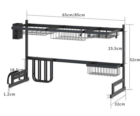 Kitchen Dish Drying Rack Over Sink