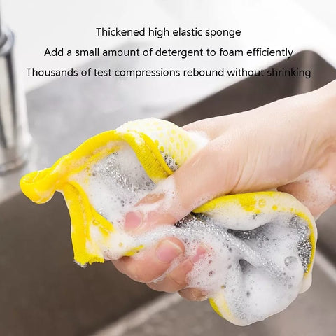 Double Side Dishwashing Sponge