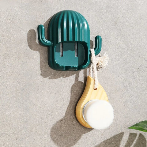 Wall Toothbrush Holder Cactus Shape