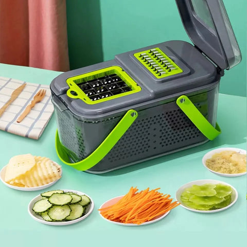 Vegetable Chopper Colander Basket Cutter