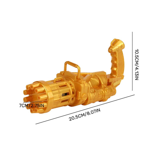 8-Holes Automatic Gatling Bubble Gun