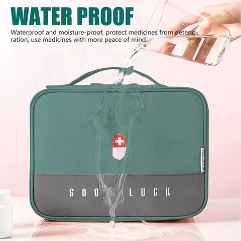 Portable Family Storage Bag Multi-functional Layered Medicine Box