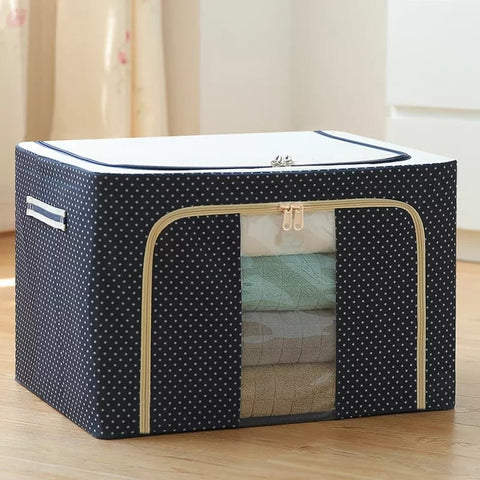 Folding Storage Box For Clothes - 55 Ltr