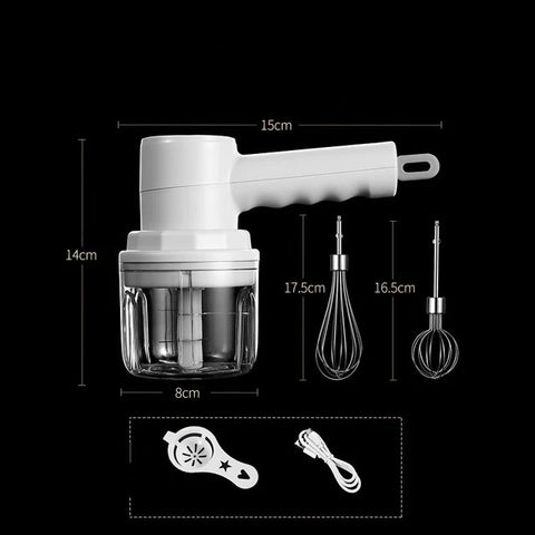 2 in 1 Electric Wireless Multi-Function Meat GRINDER and Beater