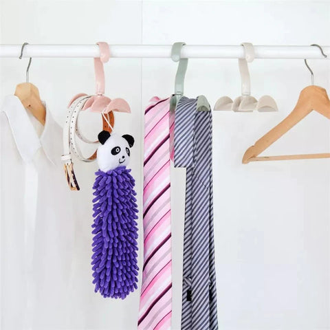 360-Degree Rotation Closet Hanger Handbag Storage Purse Hanging Rack