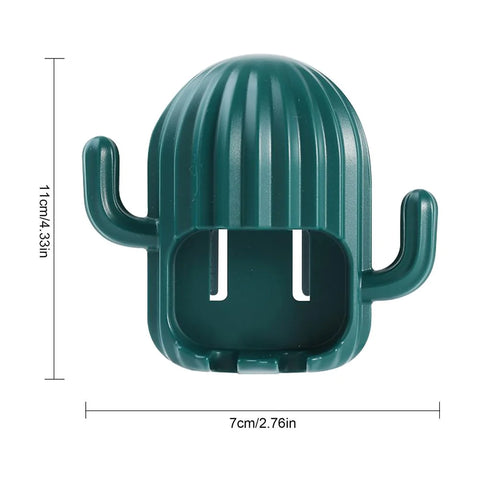 Wall Toothbrush Holder Cactus Shape