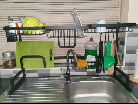 Kitchen Dish Drying Rack Over Sink