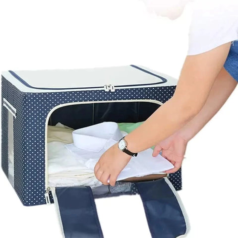 Folding Storage Box For Clothes - 55 Ltr