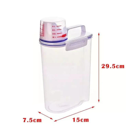 2KG Portable Plastic Moisture proof Food Storage Bucket