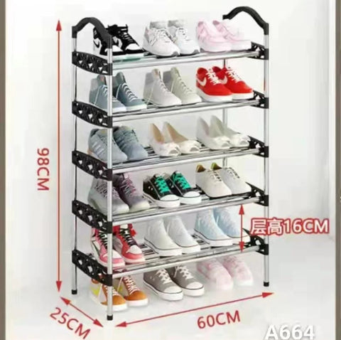 Attachable Aluminium Shoe Rack