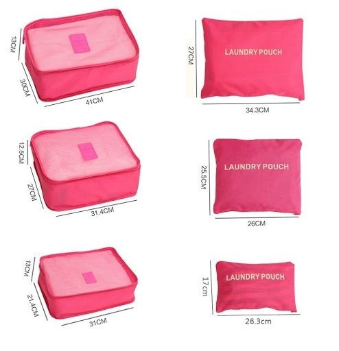 6 PCS Travel Storage Bag