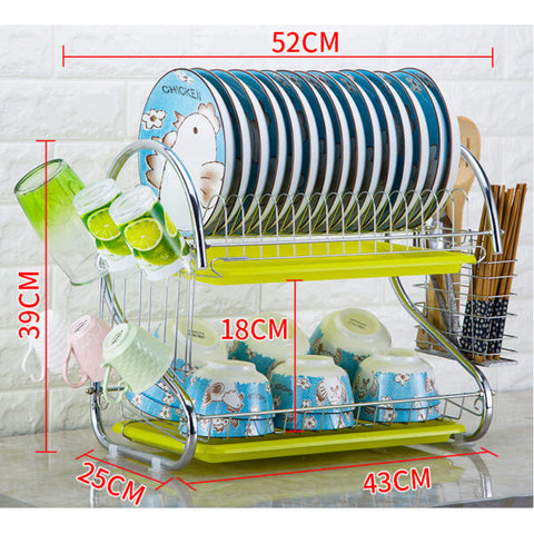 2 Tiers Dish Rack