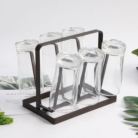 Iron Glass Stand And Cup Holder