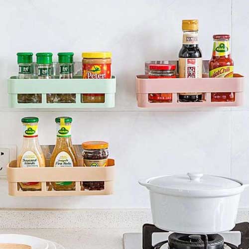 Bathroom & kitchen Shelf Wall Adhesive