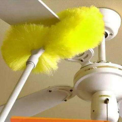 Multi-purpose Fan Duster, Long Stick Washable Ceiling Soft Duster Brush