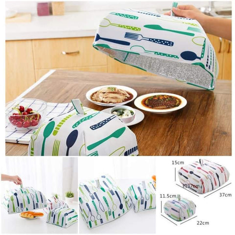 Folding Food Cover Thermal Insulation Aluminum Foil - 2 Pcs Of Set