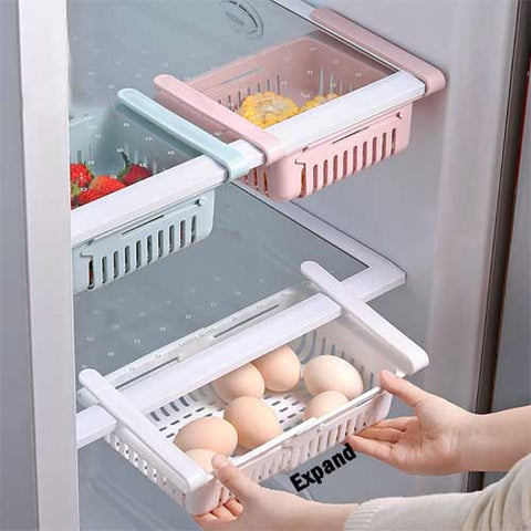 Expandable Fridge Storage Basket