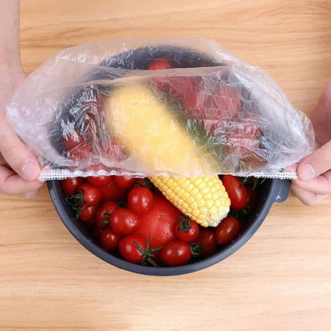 Disposable Plastic Wrap (100 Pcs)