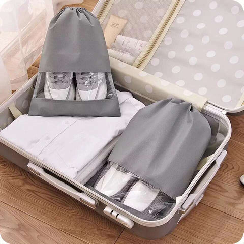 Shoe Storage Bag Closet Organizer Non-woven Travel Portable Bag